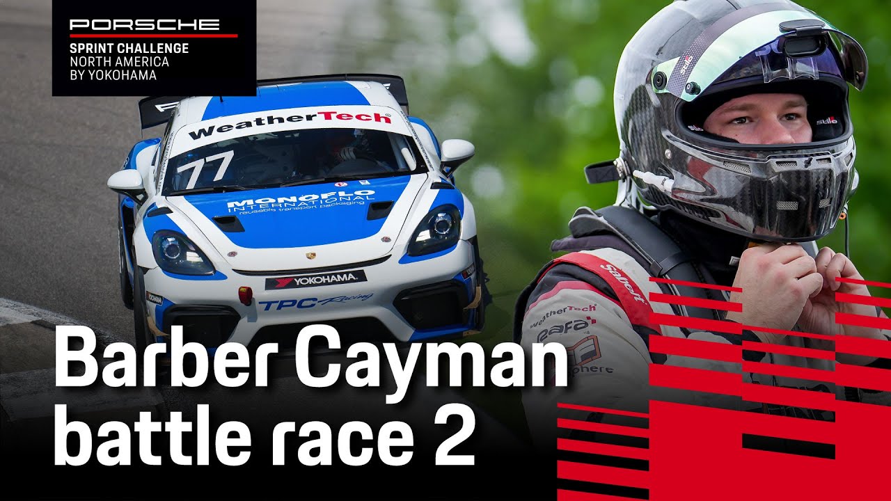 Barber Motorsports Park- Porsche Sprint Challenge North America Cayman Race 2