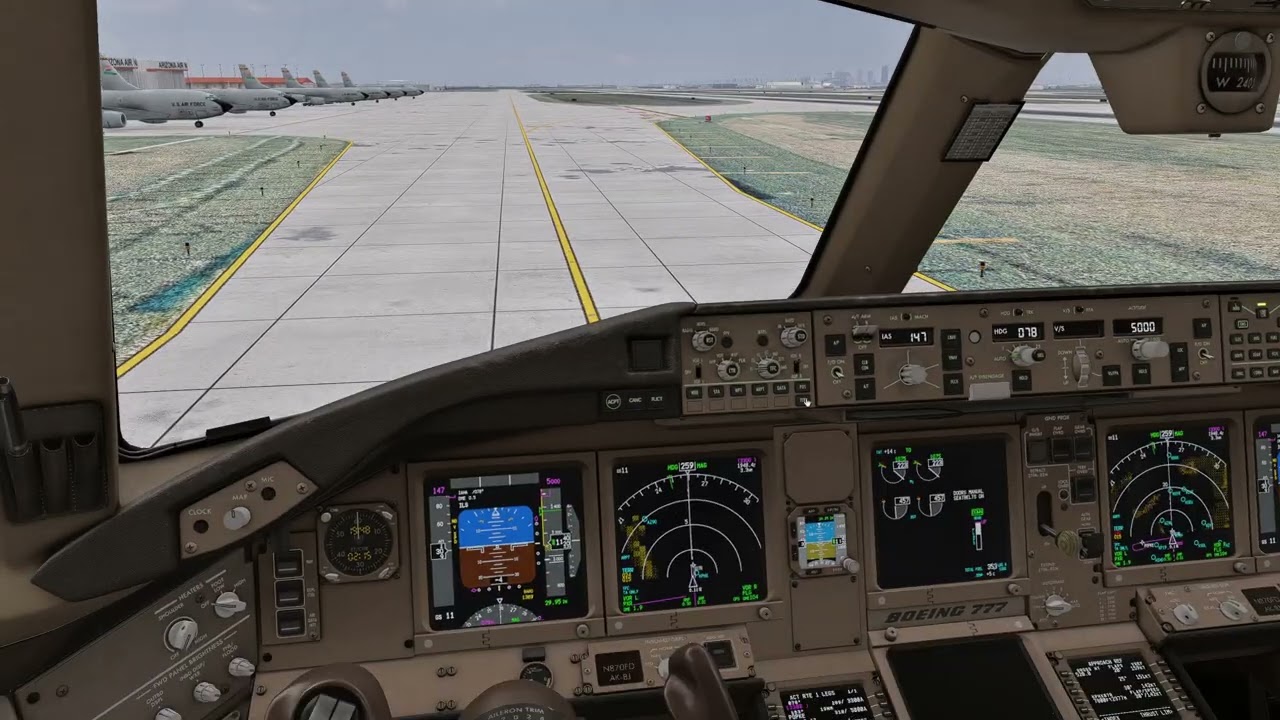 KPHX 07R Landing | FlightFactor 777 V2 Freighter | XP12