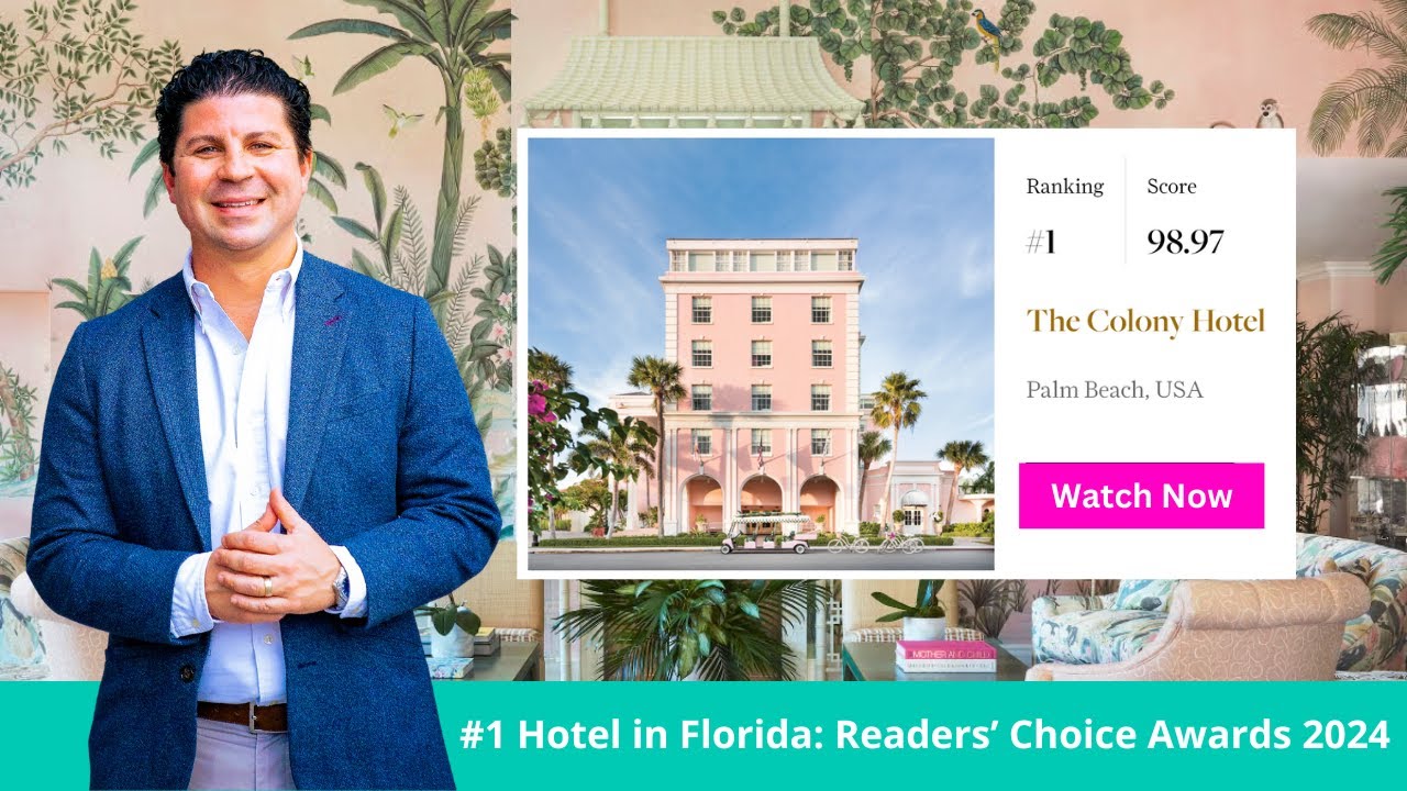 Is This Really Florida's #1 Hotel? A Tour of The Colony Hotel in Palm Beach 🌴