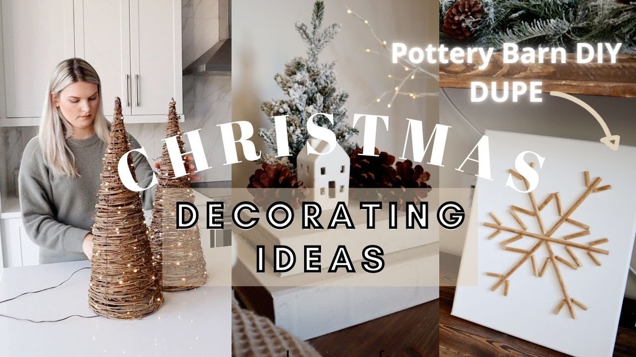 Neutral Christmas Decorate With Me | Christmas Decorating Ideas in 2020