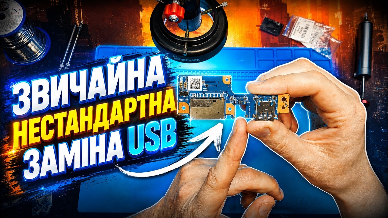 🔧 Звичайна нестандартна заміна USB для ноутбука 😅