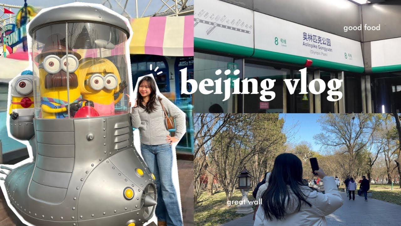 BEIJING VLOG: first time in china, great wall, cold weather, forbidden city and so many good food