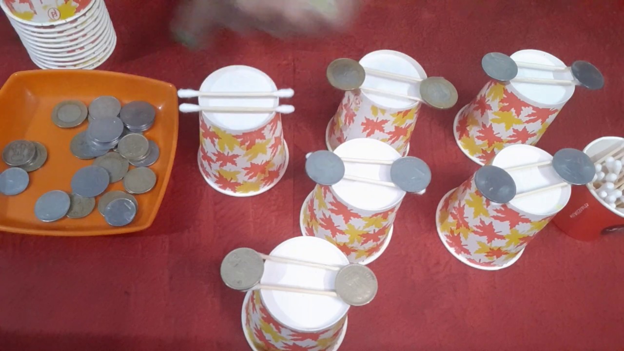 KITTY PARTY ONE MINUTE GAME hold  double coins on cup (कप के ऊपर सिक्को की मस्ती जोड़ो के साथ)