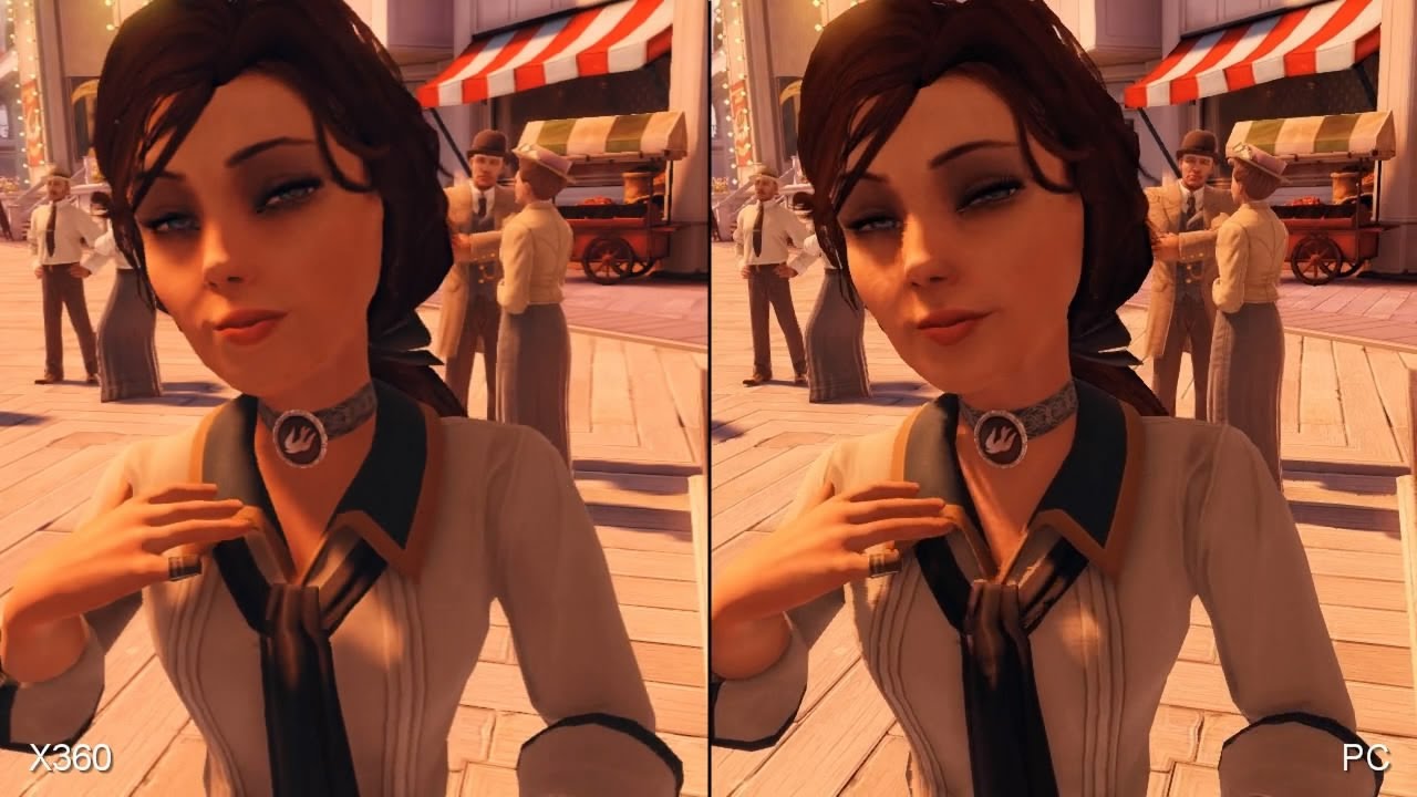 BioShock Infinite Xbox 360 vs. PC Comparison Video