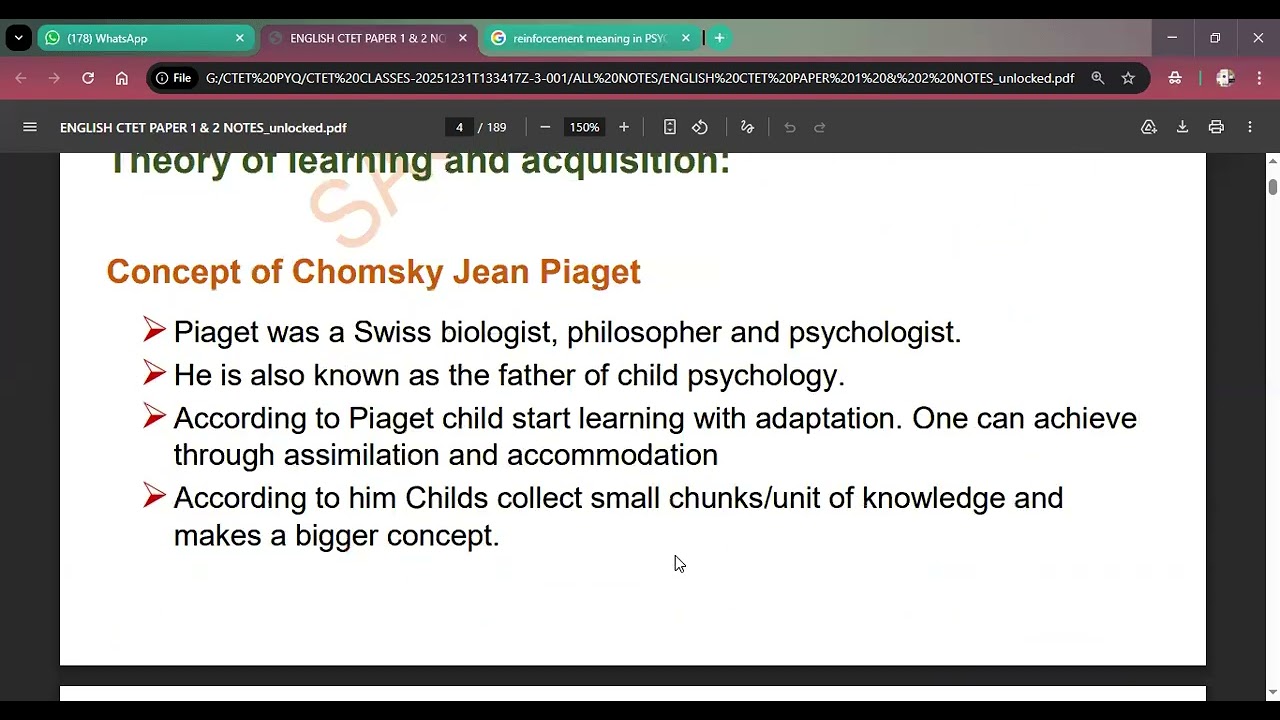 LSRW - ENGLISH LANGUAGE PADAGOGY PAPER I & II