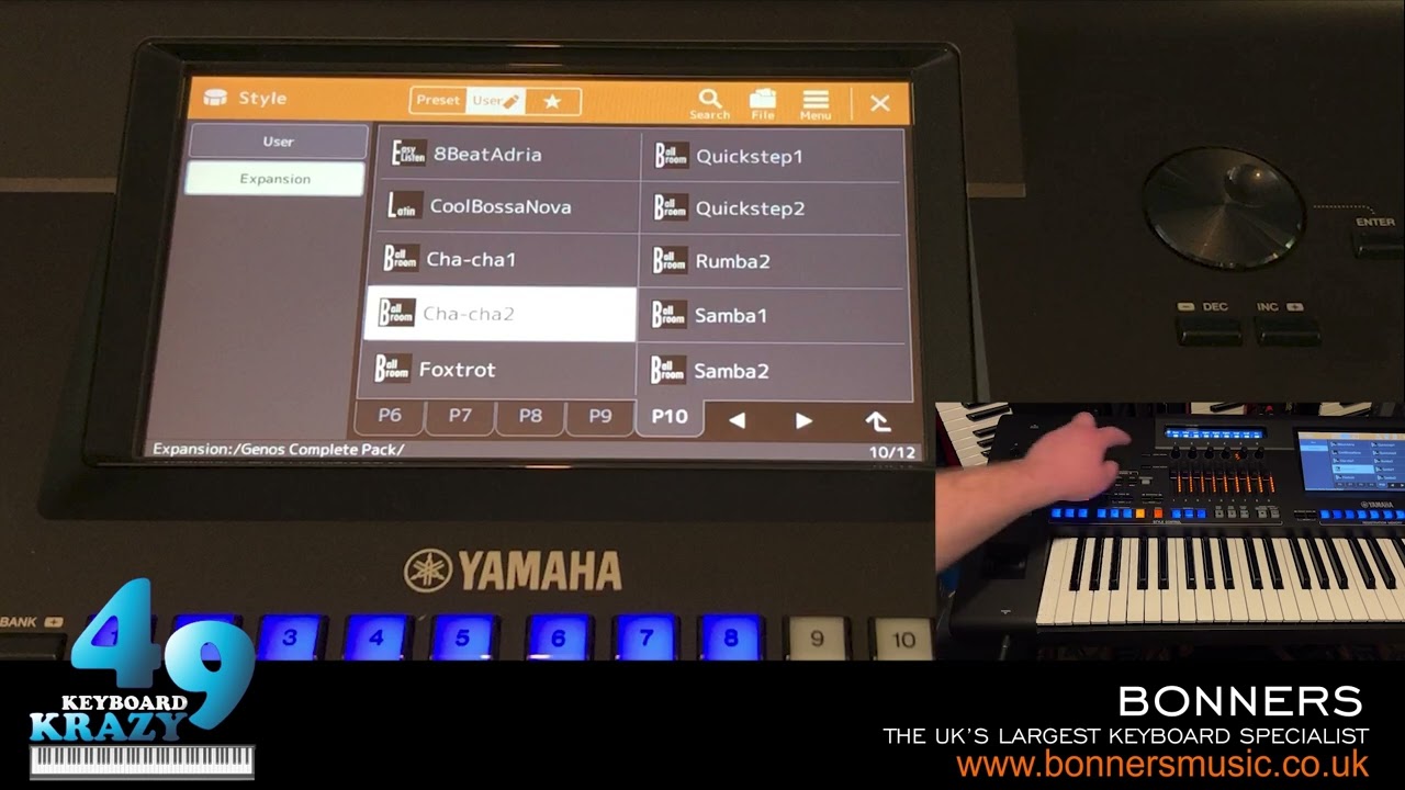 Yamaha Genos 2 Keyboard - Genos Complete Pack Styles Part 4/4