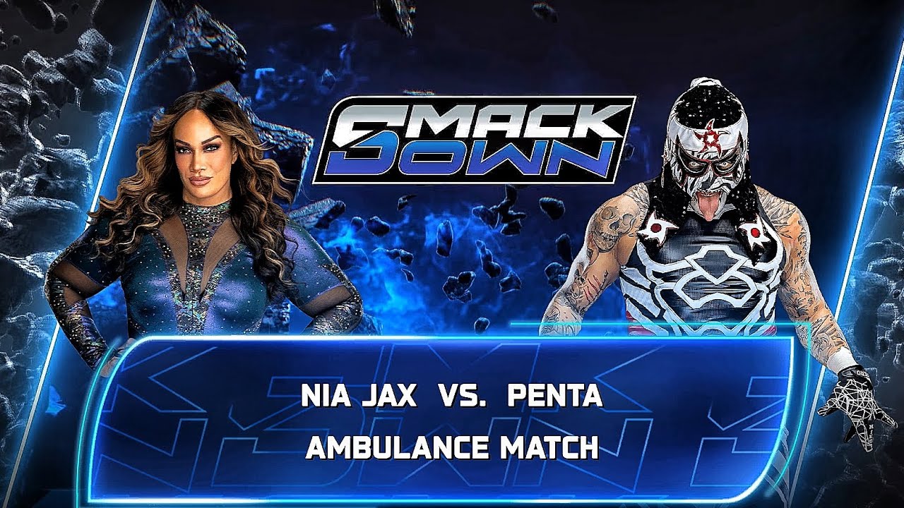 Nia Jax Vs Penta - Ambulance Match At WWE Smackdown
