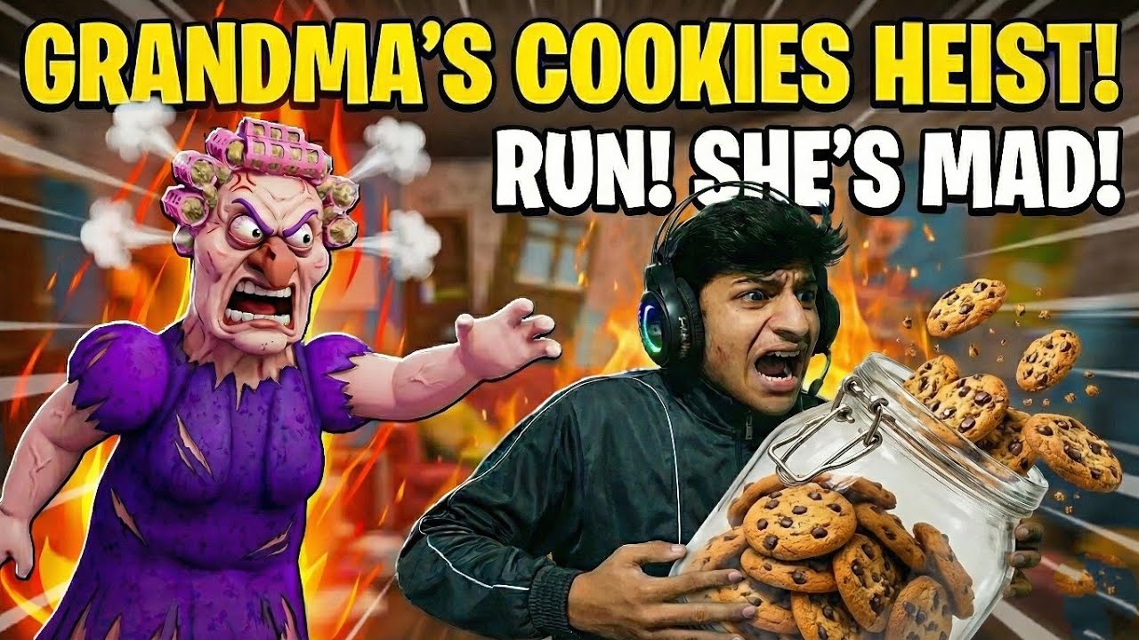 DAADI MA KI COOKIES CHURA KE BAAGOOO ... | GRUMPY GRAN! | ROBLOX #roblox #grumpygran!