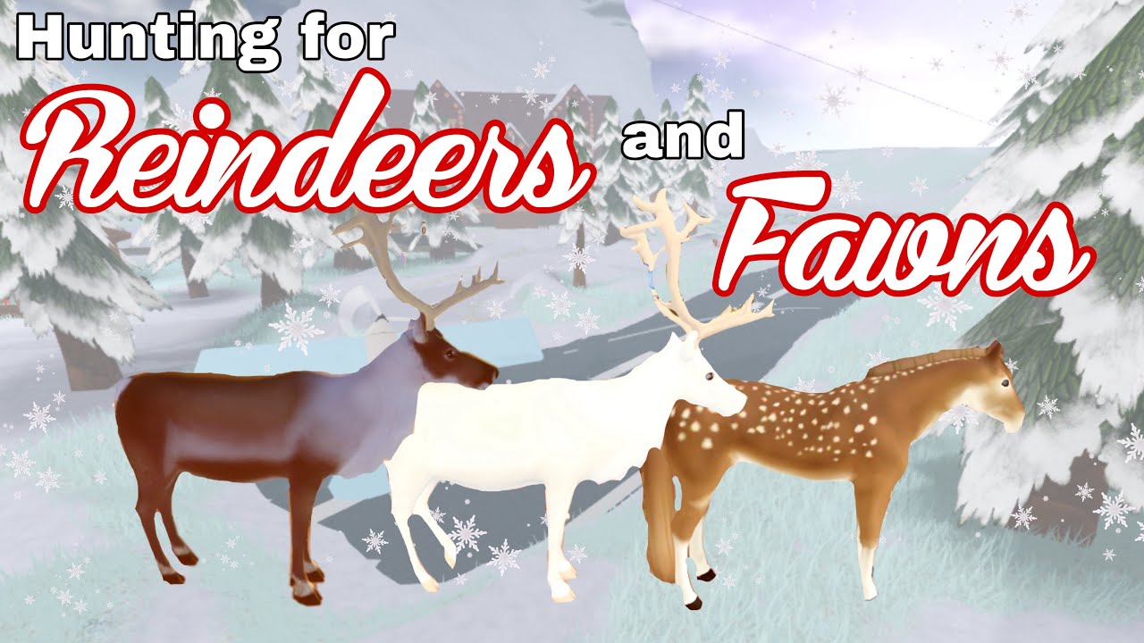 Hunting For REINDEERS and FAWNS!! New HOLIDAY EVENT in Wild Horse Islands