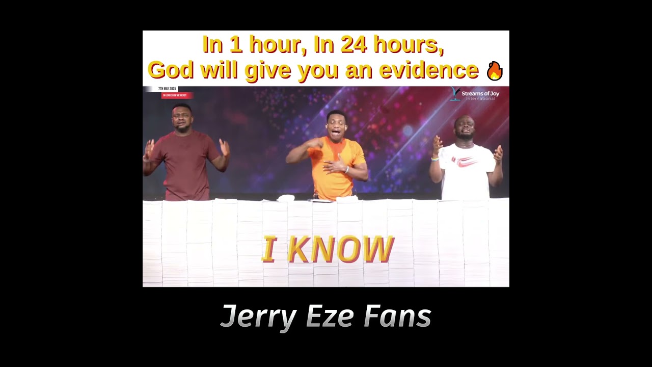 NSPPD: God is giving you an evidence that will wipe ur tears 