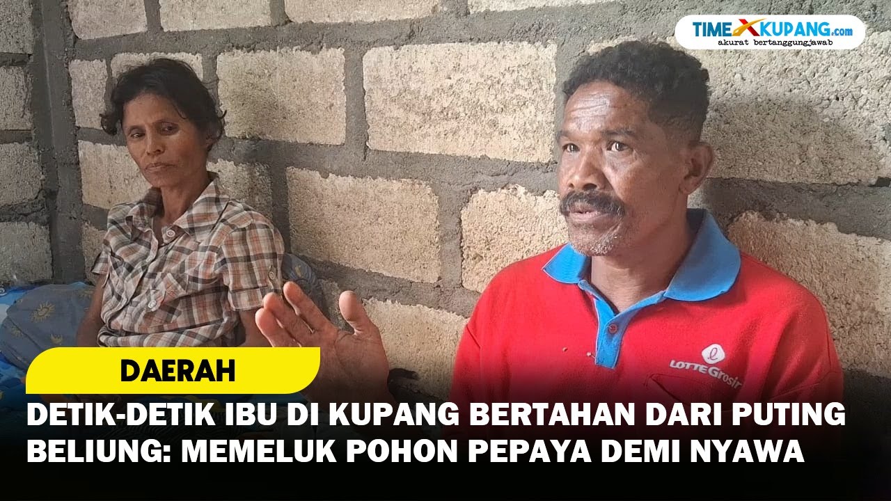 Detik-Detik Ibu di Kupang Bertahan dari Puting Beliung: Memeluk Pohon Pepaya Demi Nyawa