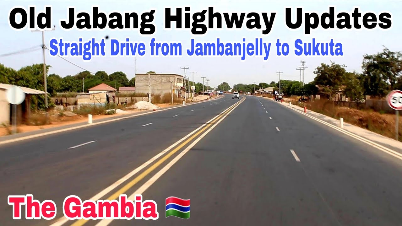 Old Jabang Highway full Updates & Beautiful Evening Drive | Peaceful Gambia Africa 2025