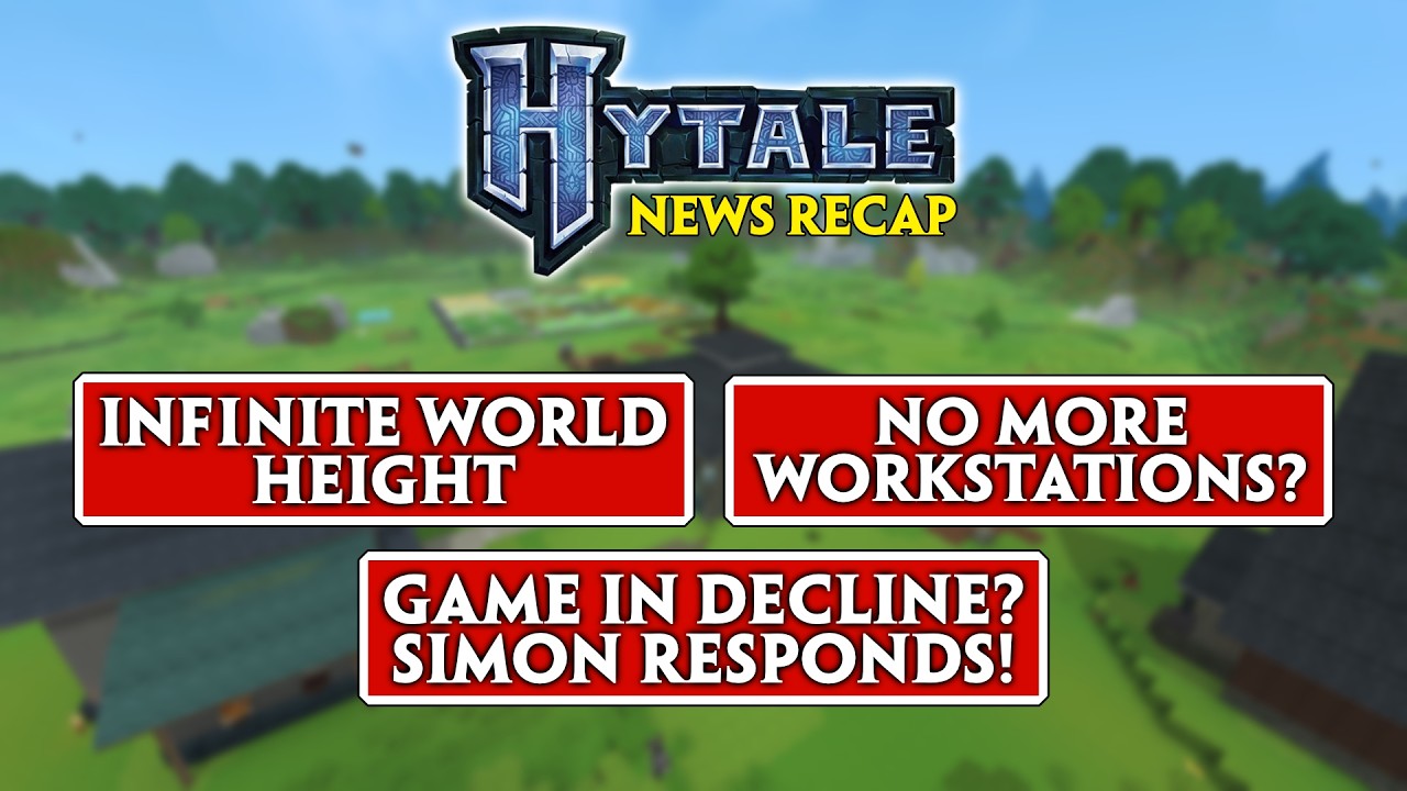 Infinite World Height, and the ELIMINATION of Workstations - Hytale News Recap