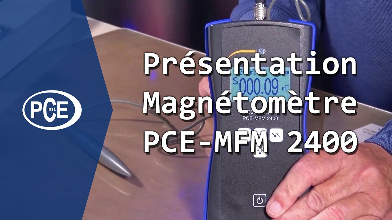 Présentation du magnétomètre PCE-MFM 2400 | #pceinstruments