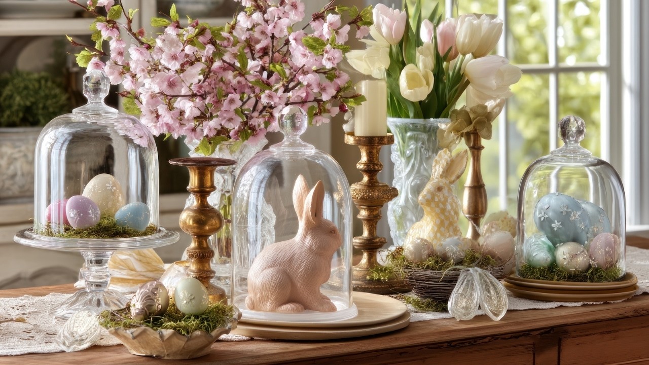 Dreamy Pastel Easter Decor Ideas 🐰 Cozy & Elegant Farmhouse Styling