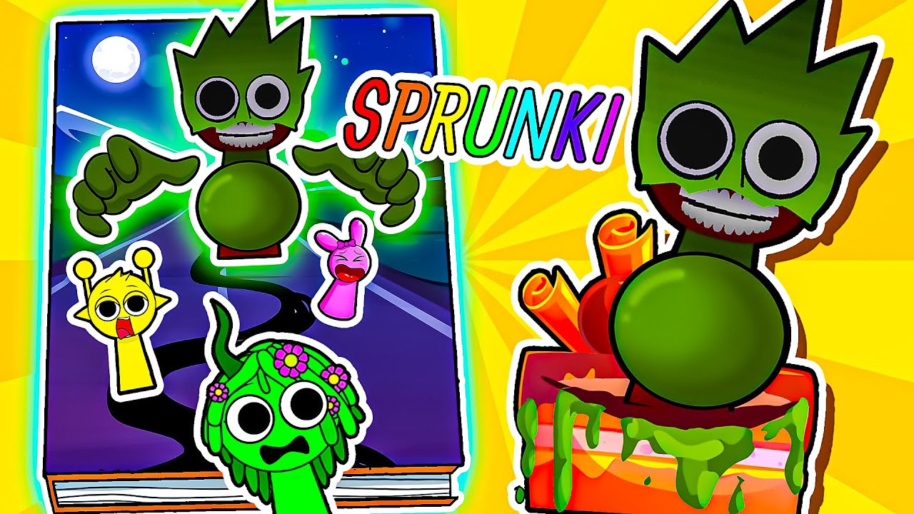 📚➕Diy Paper📚➕Incredibox Sprunki Game Book➕OWACKX HORROR MOD Story Squishy Surgery