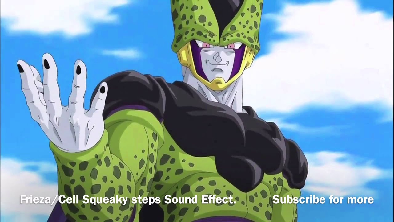 Dragon Ball Z - Frieza/Cell Squeaky walk Sound Effect (AUDIO RIP)