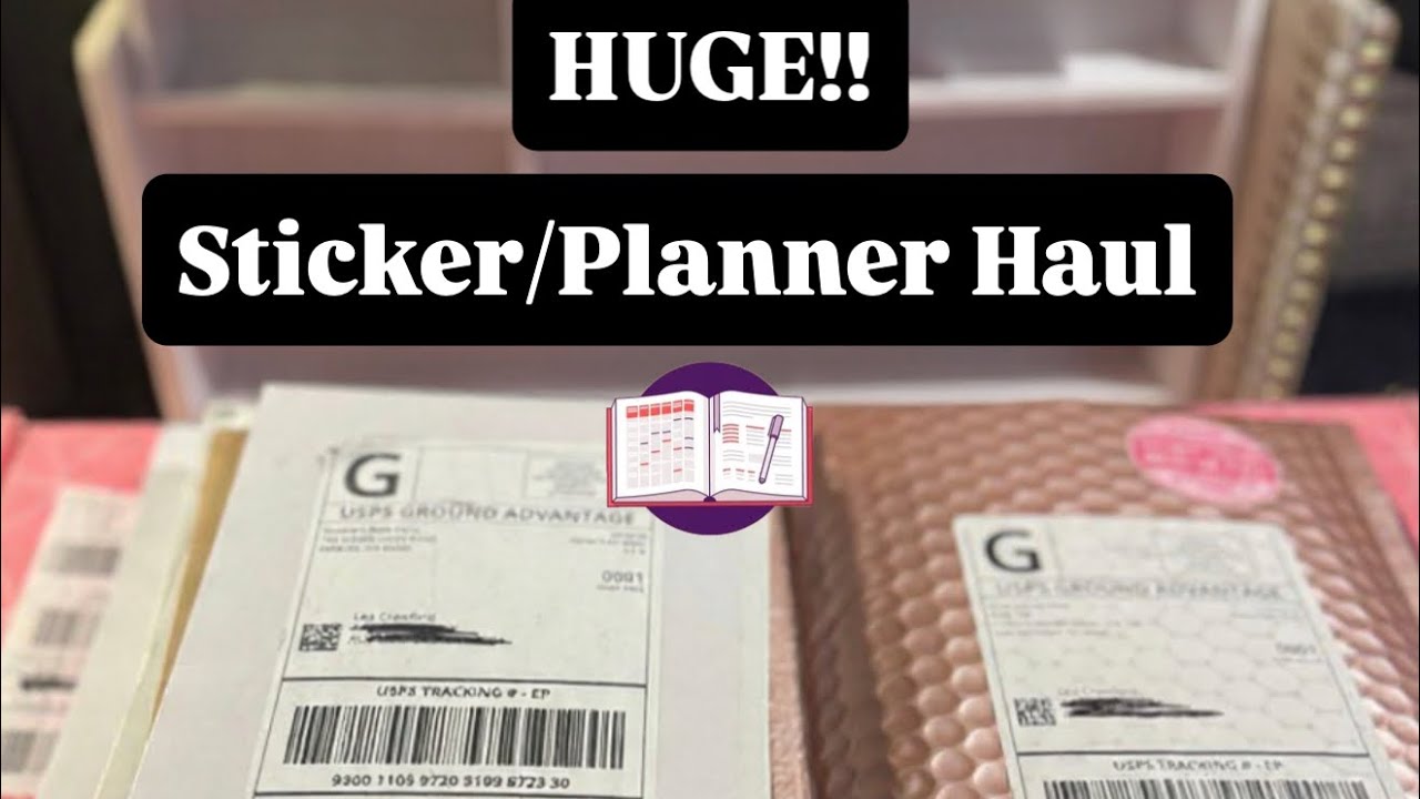 HUGE Planner Sticker / journal Haul!!!! Must watch!!