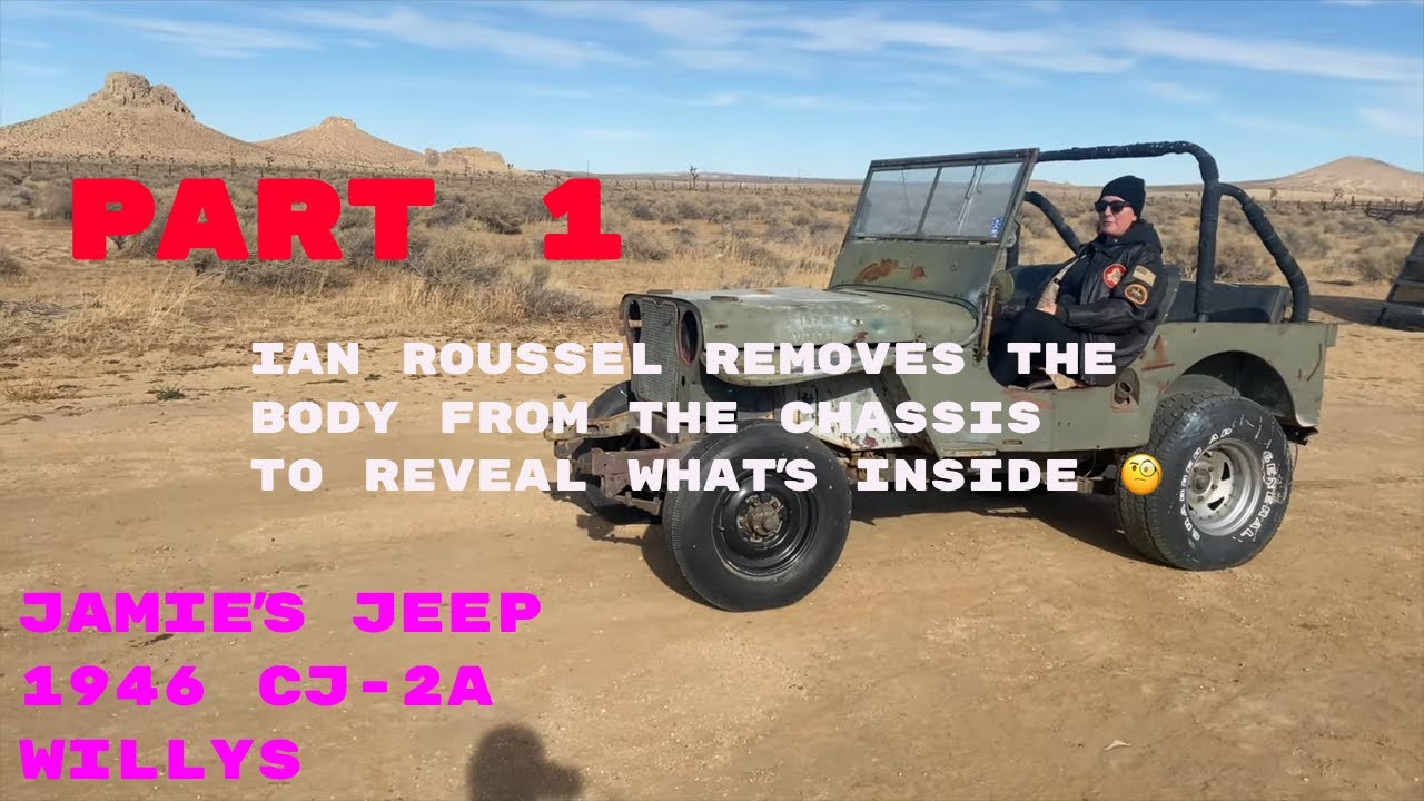 Part 1! 1946 CJ-2a Willys Jeep! Jamie Is Getting Her Wish For A Jeep Build And Restoration 😎😎