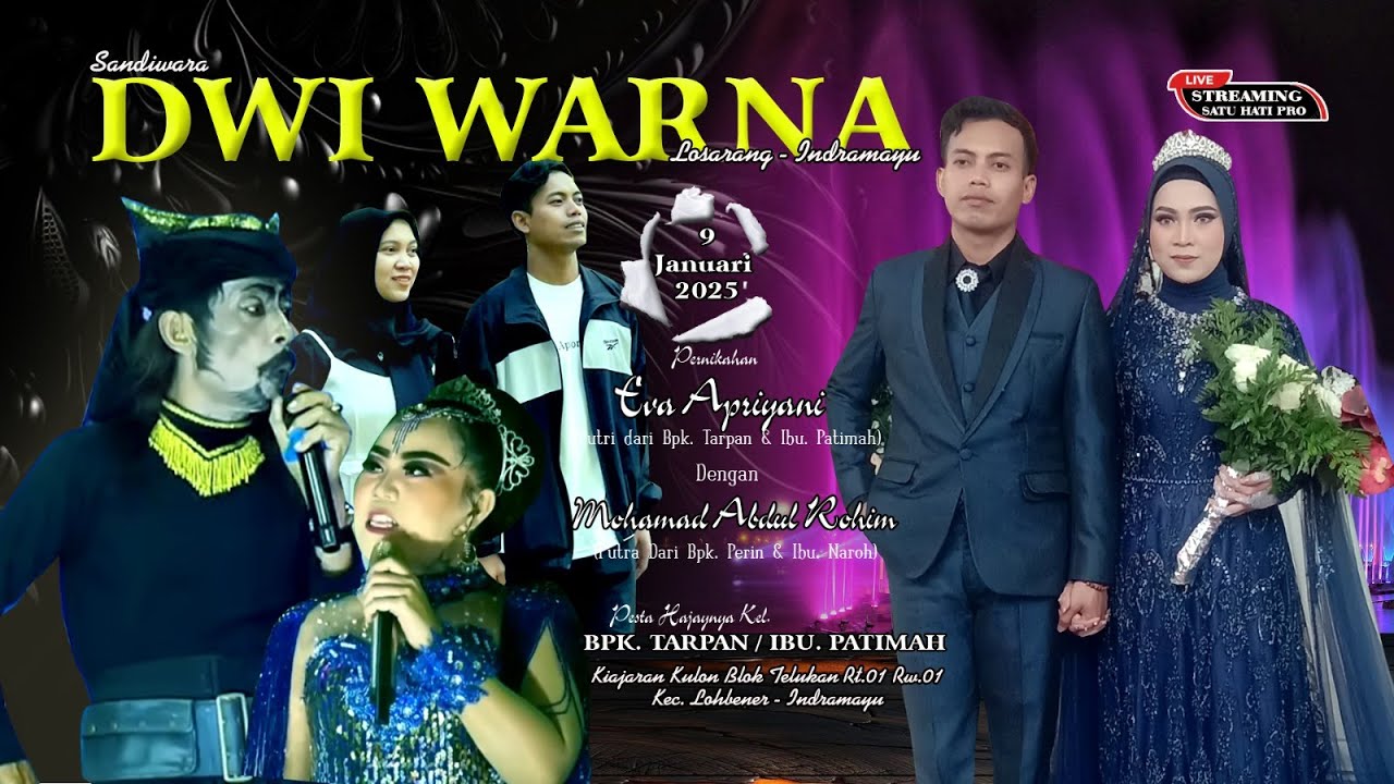 LIVE STREAMING MALAM : SANDIWARA DWI WARNA || KIAJARAN KULON BLOK.TELUKAN KAMIS 09 JANUARI 2025