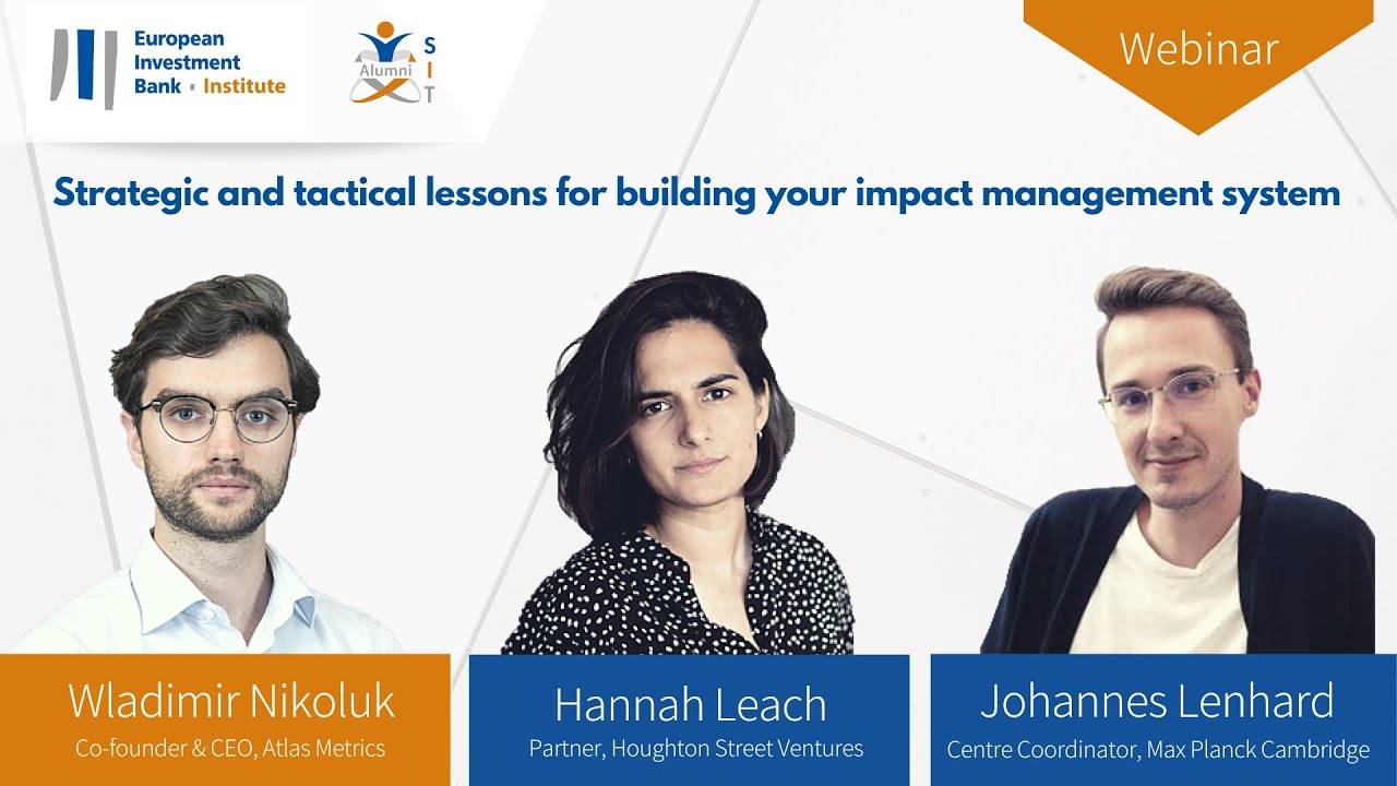 Webinar: Strategic and tactical lessons for building your impact management system
