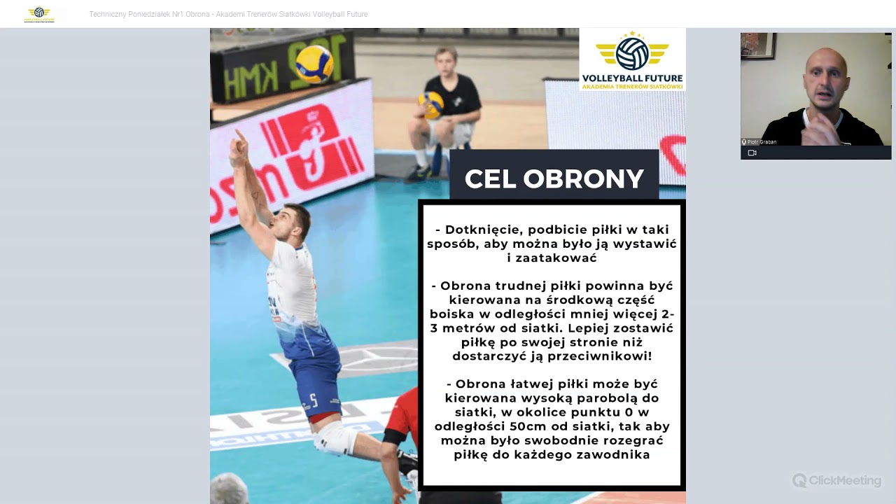 Techniczny Poniedziałek Nr1.Obrona - Akademi Trenerów Siatkówki Volleyball Future