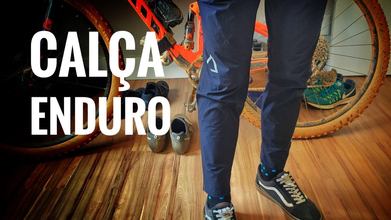 Pedalei usando calça pela primeira vez