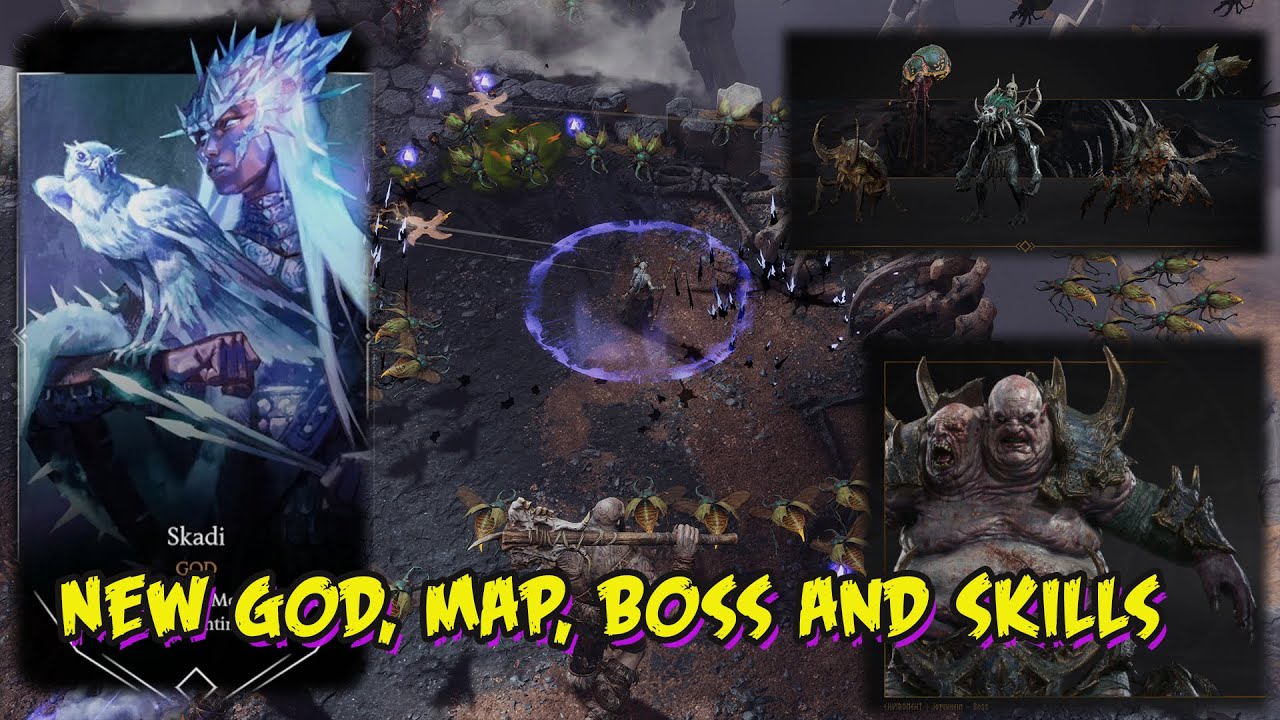 New God Skadi, Jotunheim, New Enemies, New Boss and New Skills | JotunnSlayer Hordes of Hel