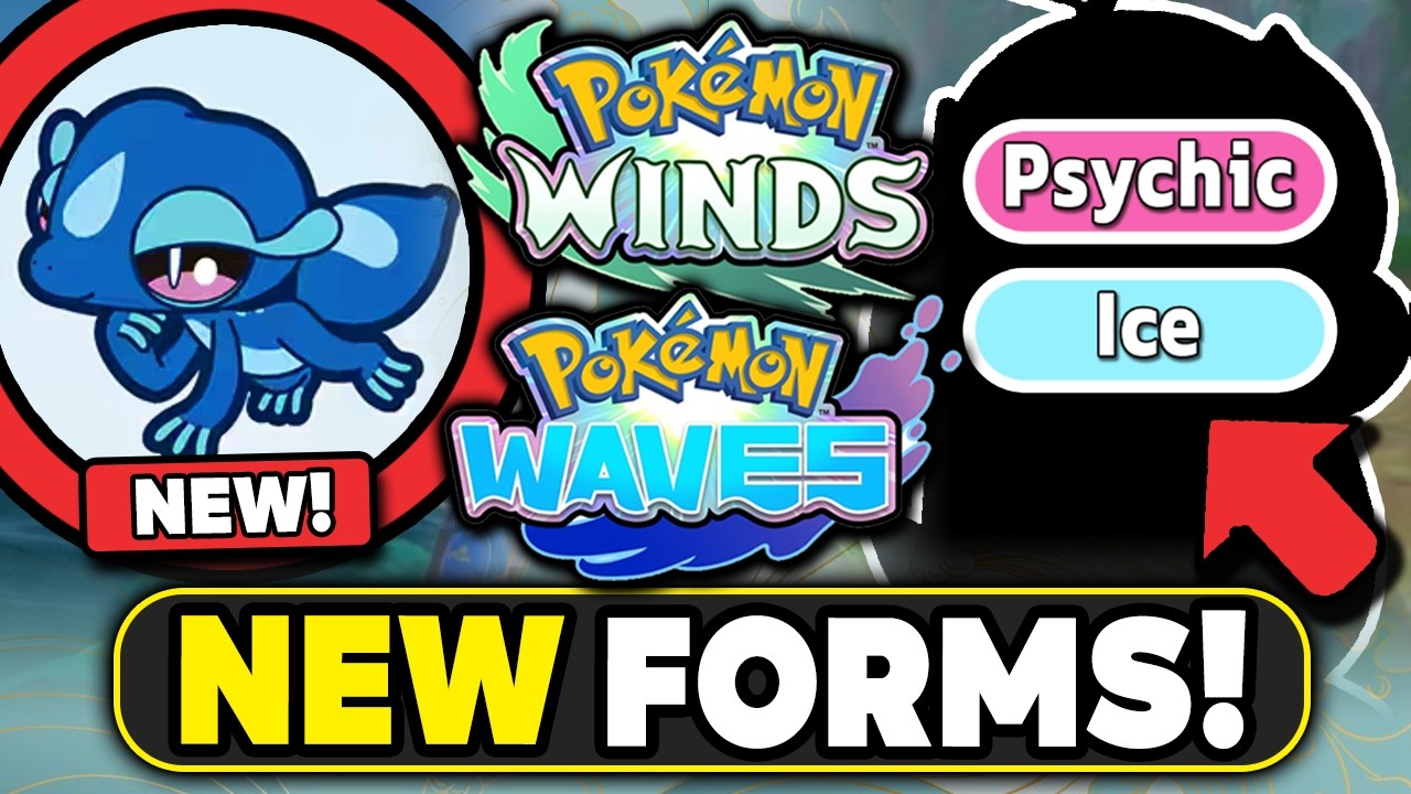 Новости Pokemon! Утекла информация о новой форме для Winds & Waves? Новые изображения стартовых п...