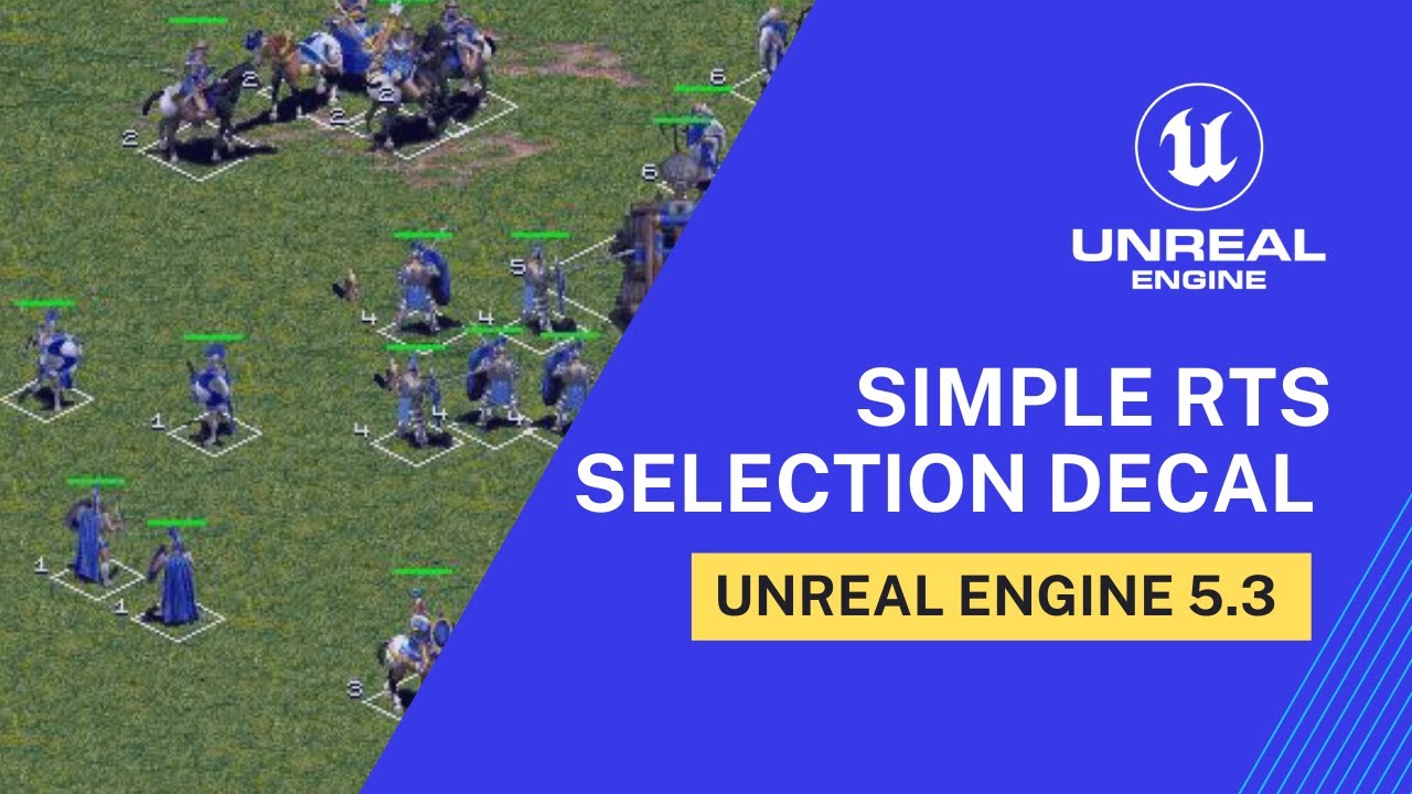 Simple RTS Unit Selection Decal - Unreal Engine 5.3