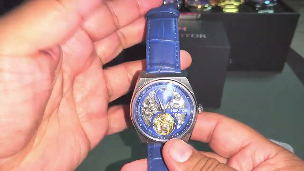 My Watches: Heritor Daxton Blue Dial Men's Watch