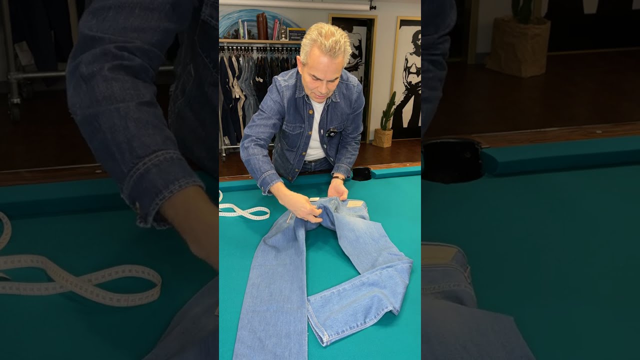 Jeans ausmessen