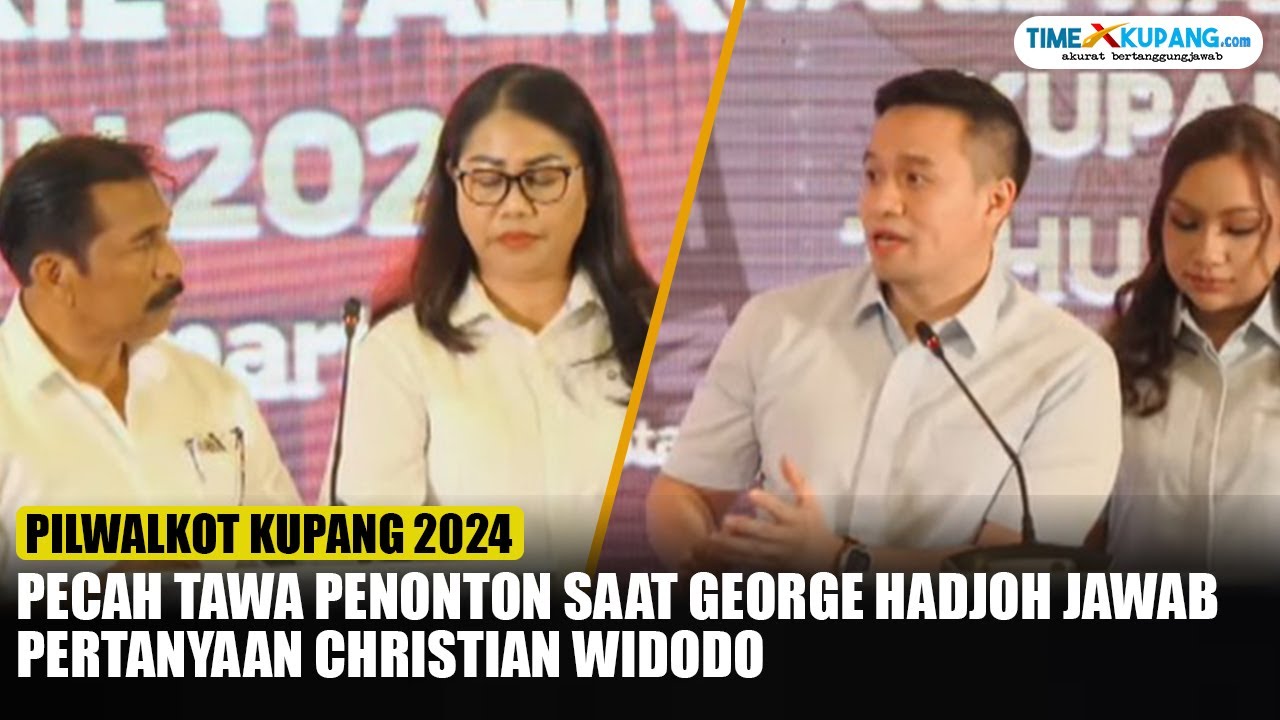 Momen Paket CS’an Bertanya ke Paket GACOR Dalam debat Pilwalkot Kupang 2024