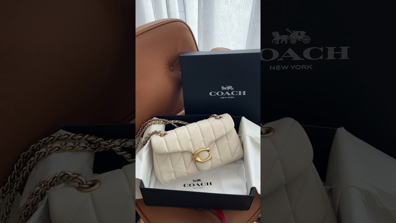 Coach Tabby Quilting Bag 26 | Unboxing | fassionfruitgirl