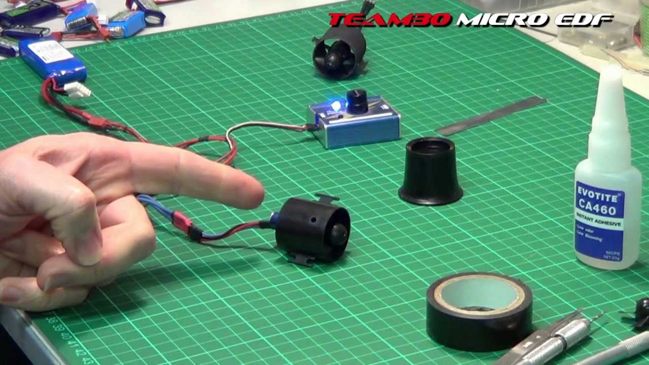 How to balance a micro EDF!