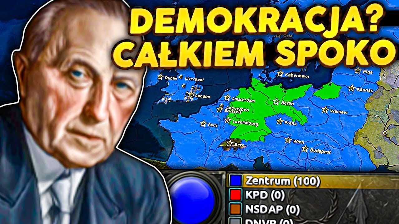 ZAGRAŁEM W HEARTS OF IRON 4 POD DEMOKRACJE i ŚWIETNIE SIE BAWIŁEM!