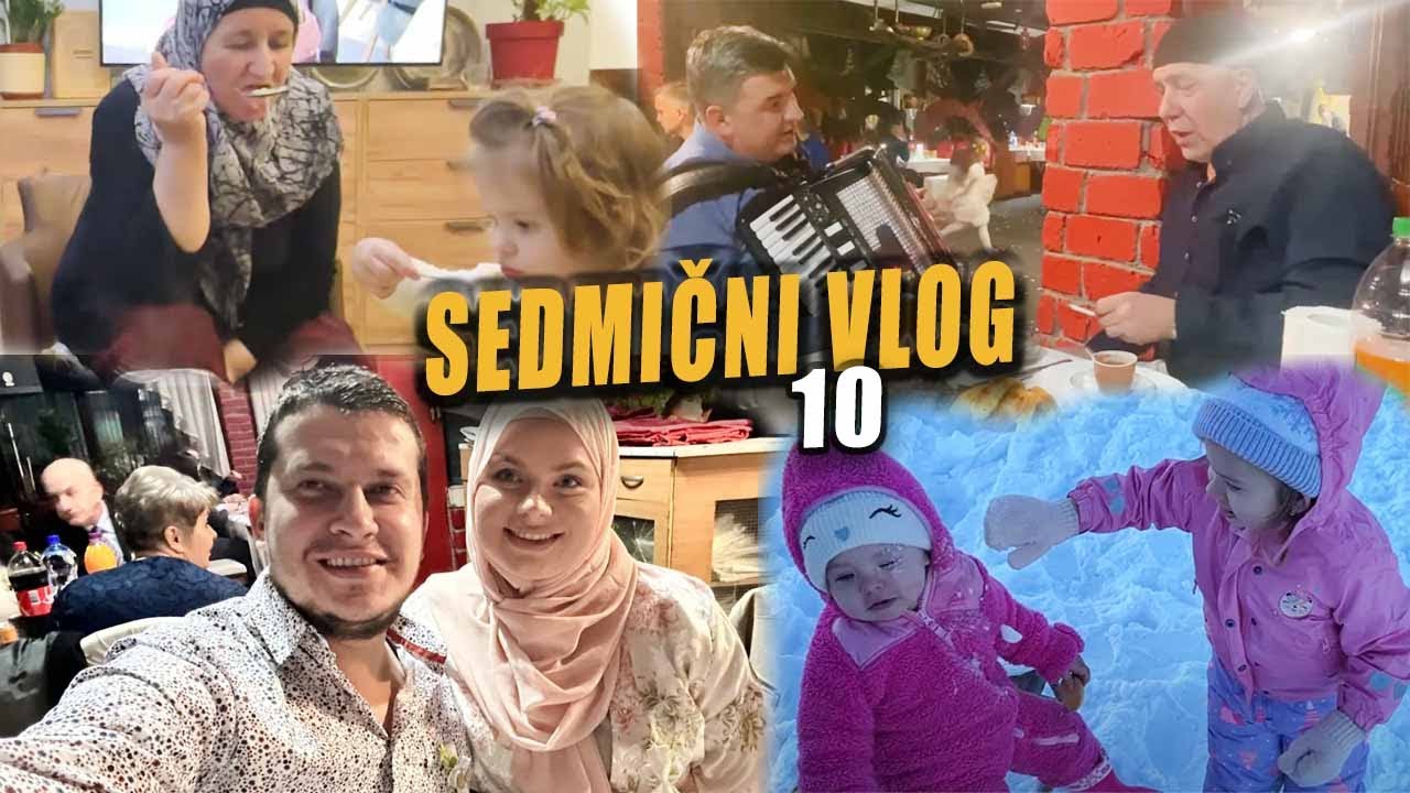 SEDMIČNI VLOG 10 - svadba: oženio se najpoželjniji neženja - babo se raspjevo