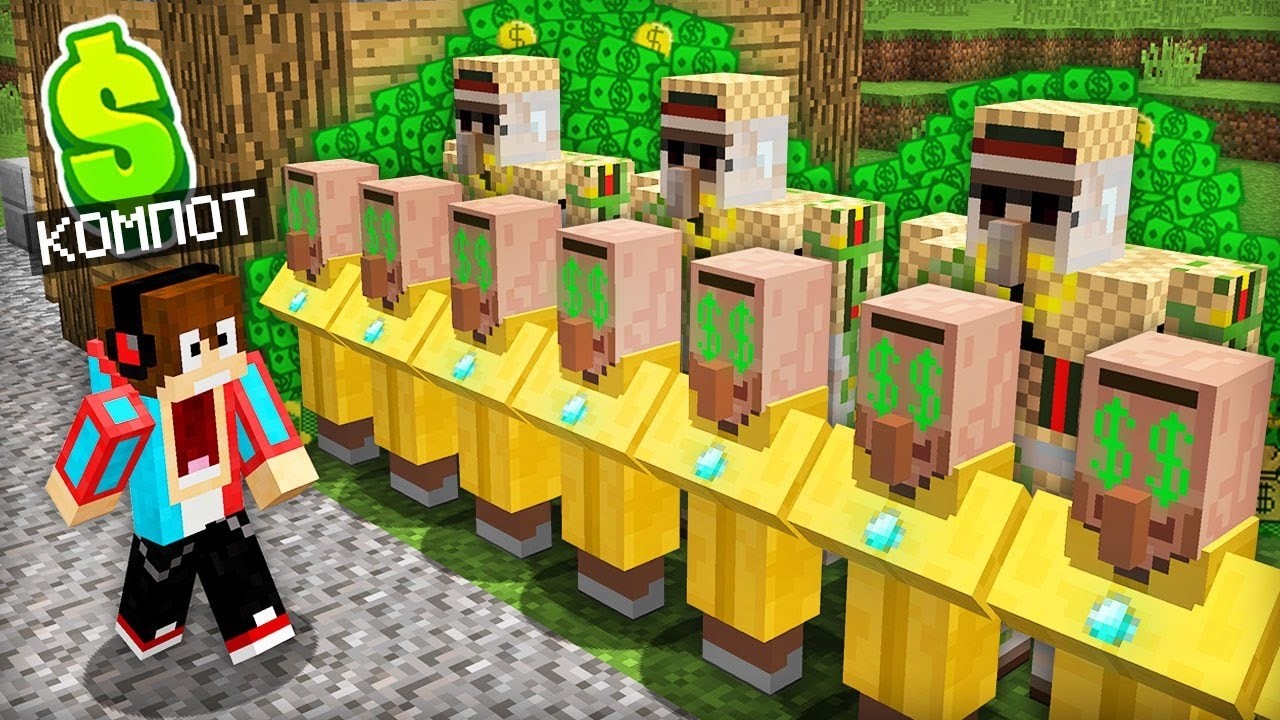 😱HAMMA QISHLOQ AHOLISI BOY BO‘LIB KETDI | UZBEKCHA MINECRAFT