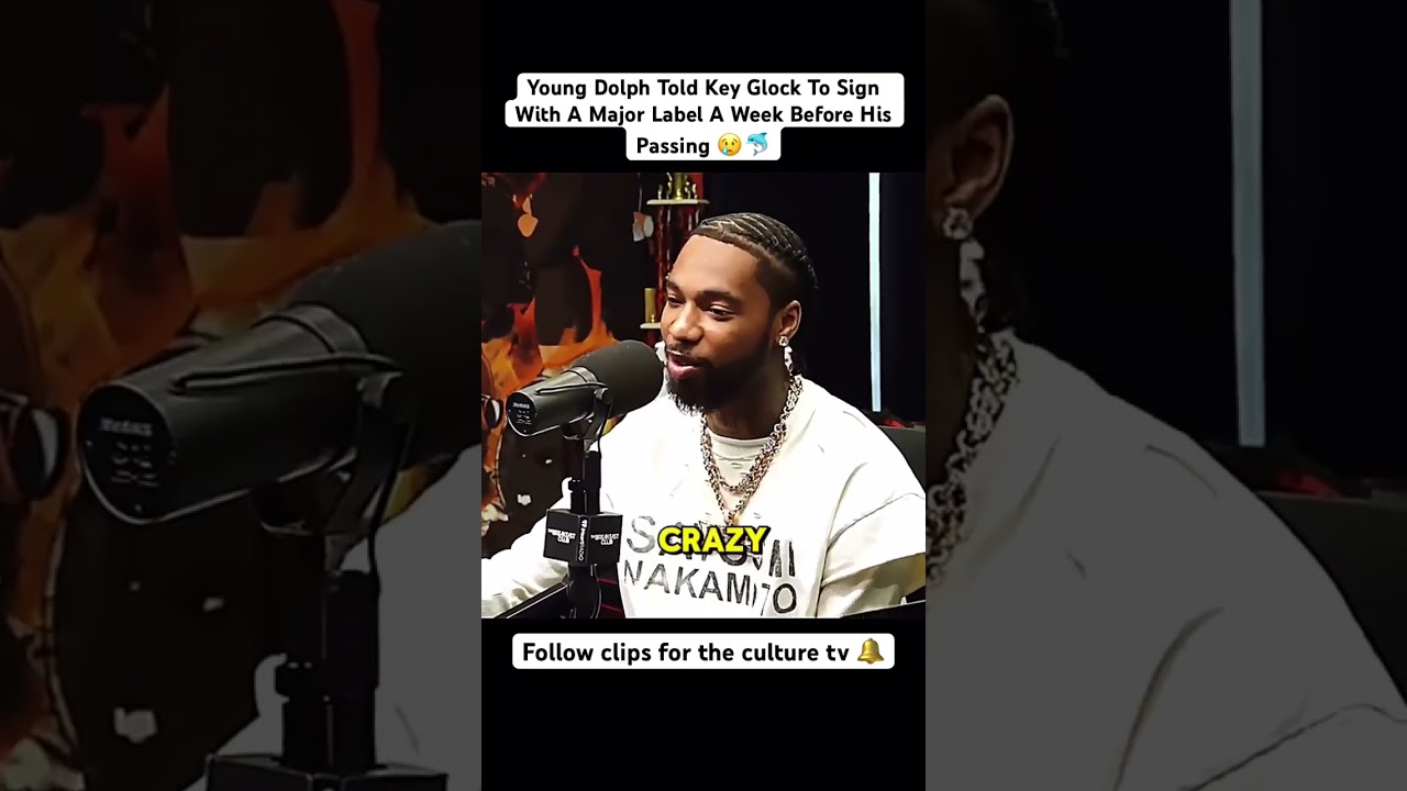 Young Dolph Told Key Glock To Sign With A Label A Week Before He Passed😢