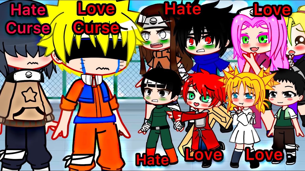 Love Eyes Or Hate eyes 🔥 || Naruto meme || Gacha Club