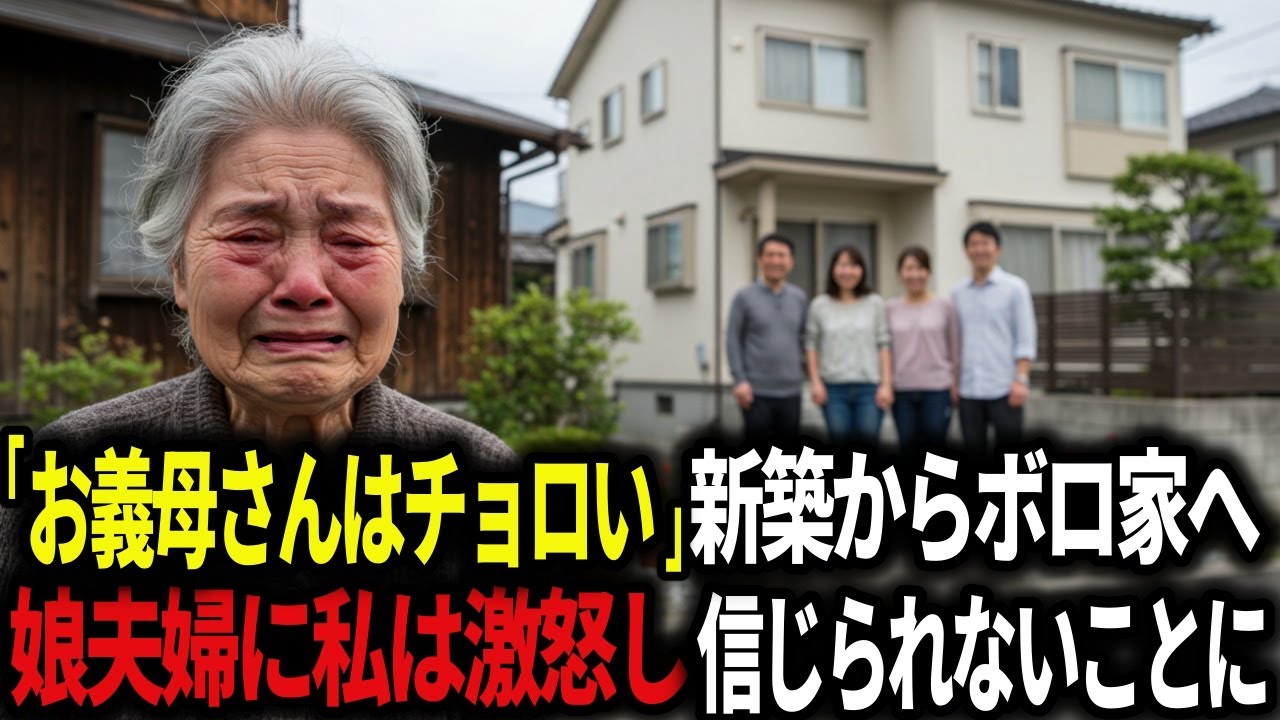 「お義母さんはチョロい」そう言って新築から追い出す娘夫婦に激怒した私は、取り替えてやりました。