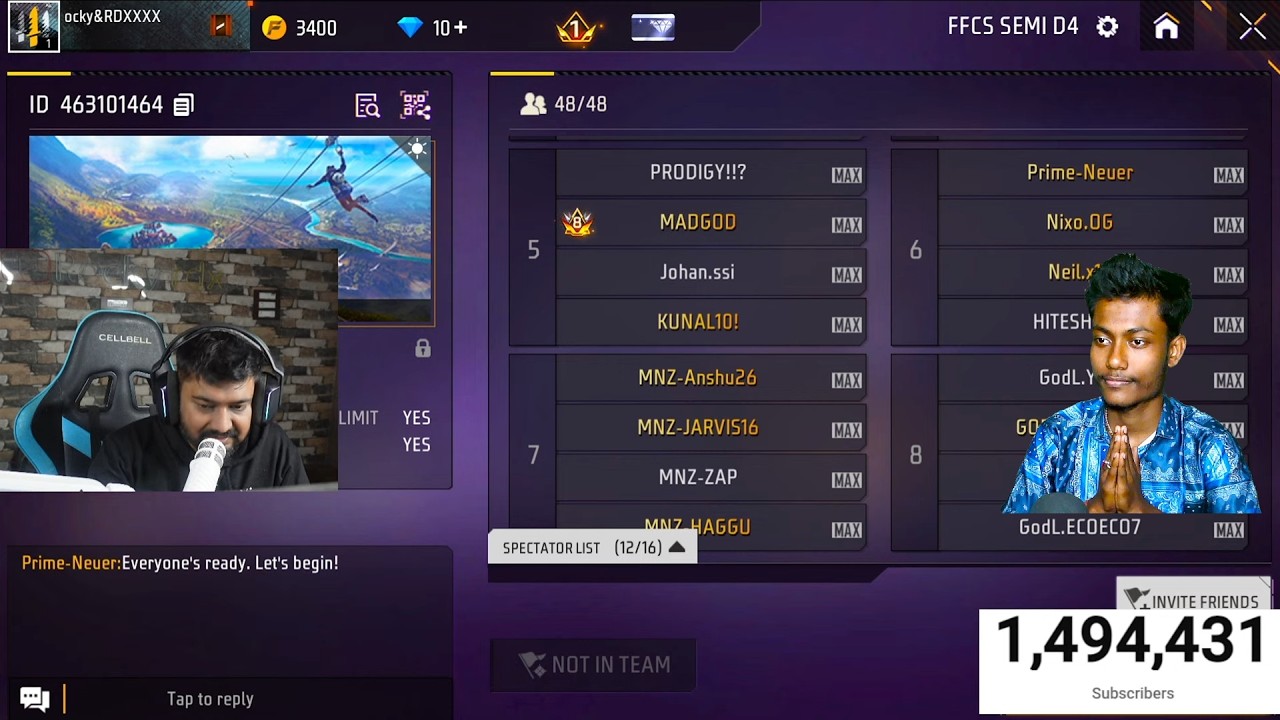 Watch Party 🔴 Marvels of INDIA Pro Stage #gyangaming #freefire #freefirelive