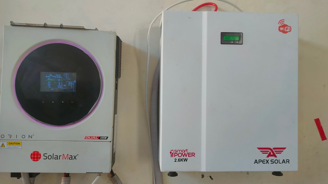 Apex lithium battery installation.Bms communication with Voltronic Based inverter #bms #61erorr #fly