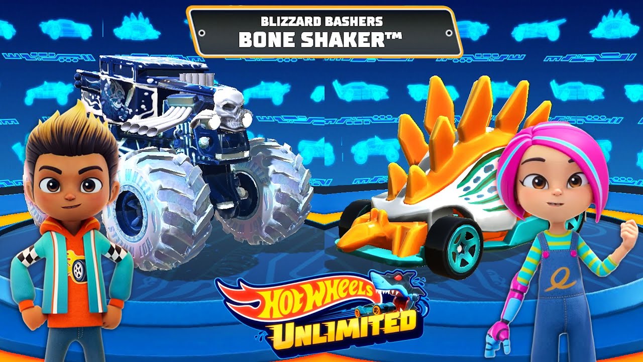 Hot Wheels Unlimited 2: Let’s Race Blizzard Basher, Motosaurus