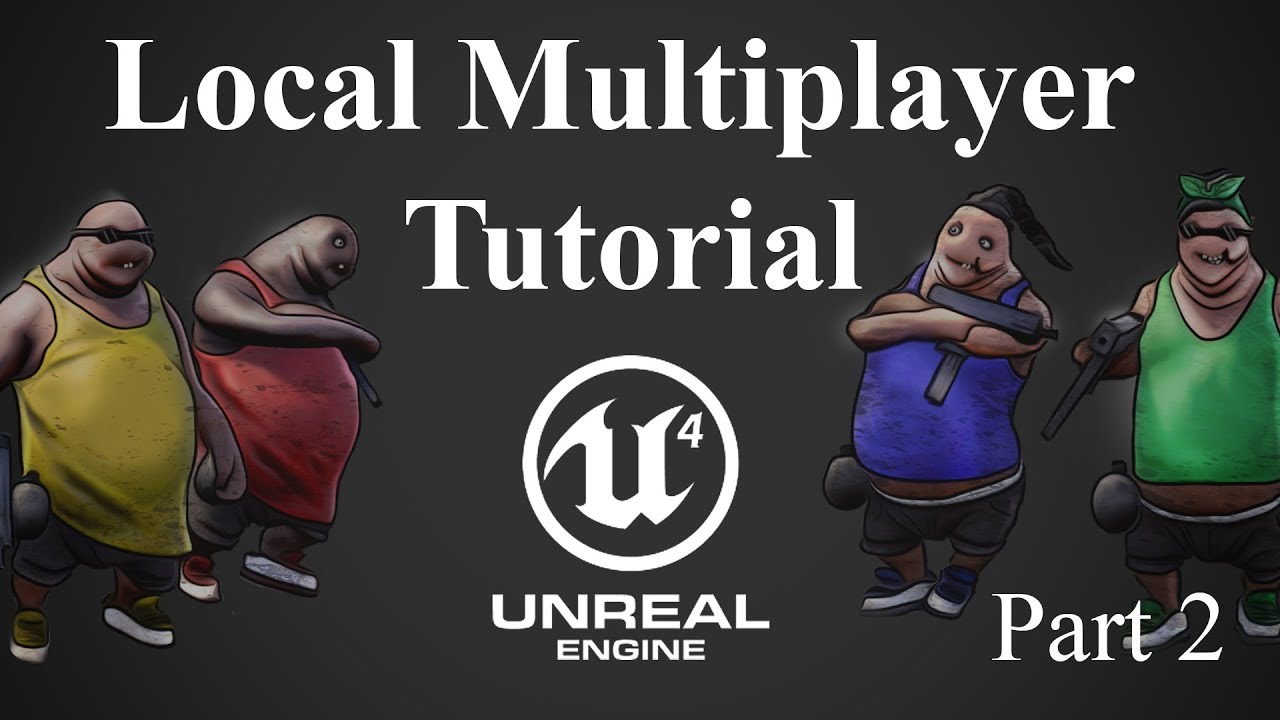 Unreal Engine 4 Local Multiplayer Tutorial Part 2  - Top Down Tracking Camera