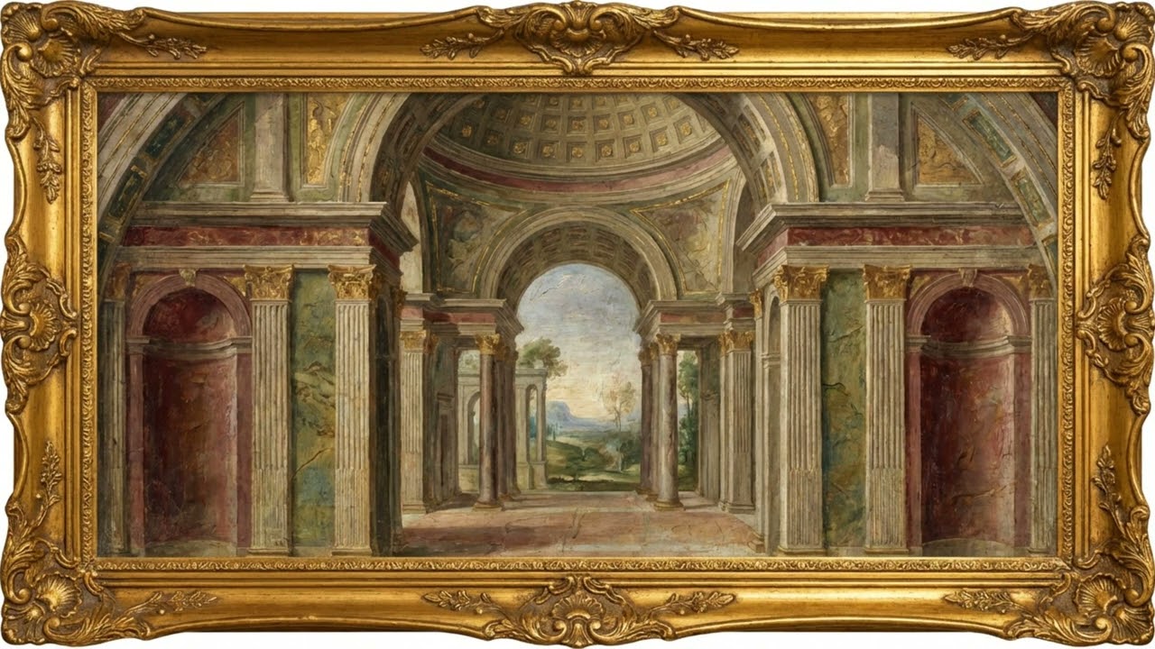 4K TV Art: Renaissance Digital Frescoes - Classical Oil Painting Screensaver for The Frame TV