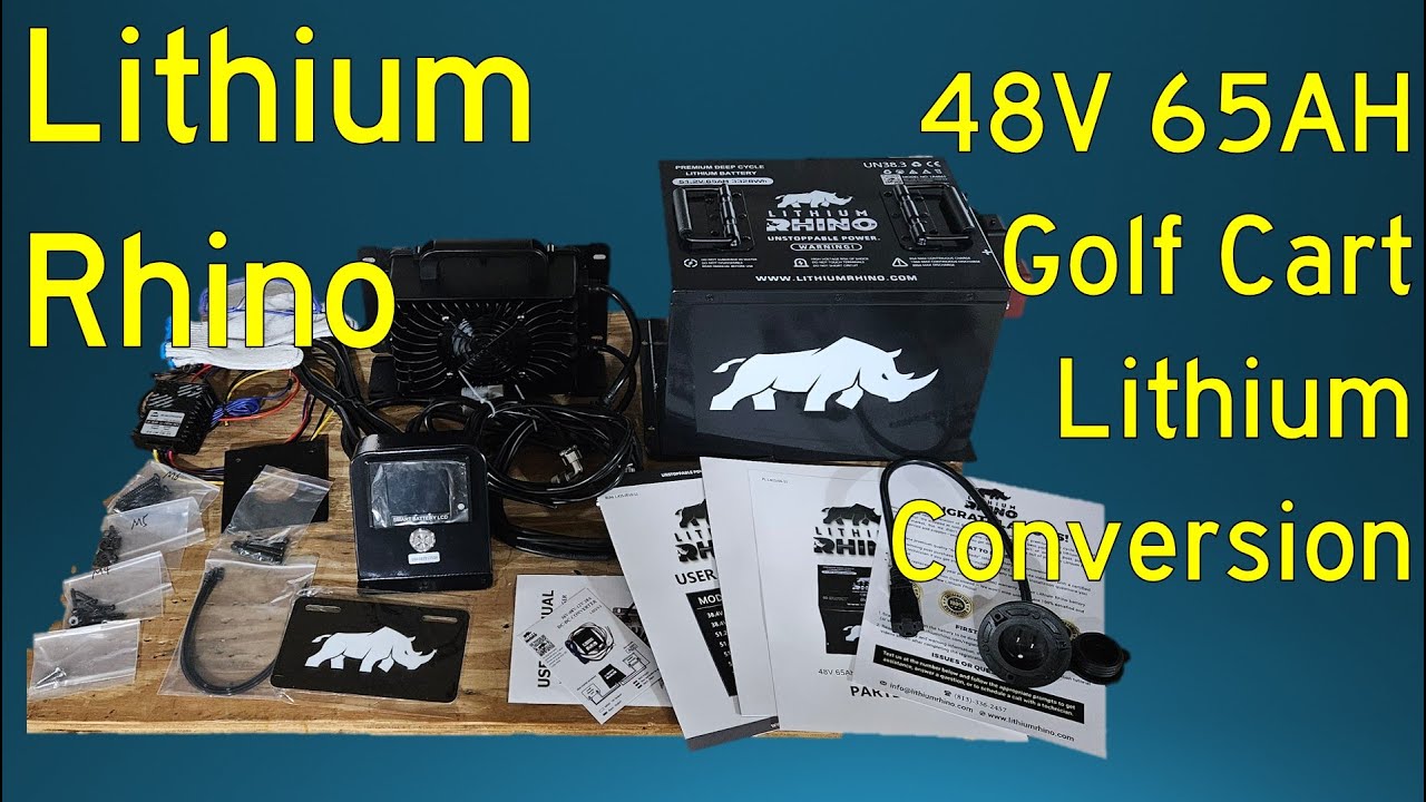Как я установил литиевую батарею Lithium Rhino 48 В 65 А·ч для гольф-кара в клубный автомобиль 20...
