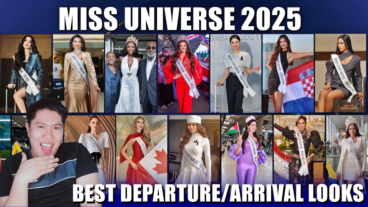 Лучшие образы для отъезда/прибытия (Топ-15) | Мисс Вселенная 2025