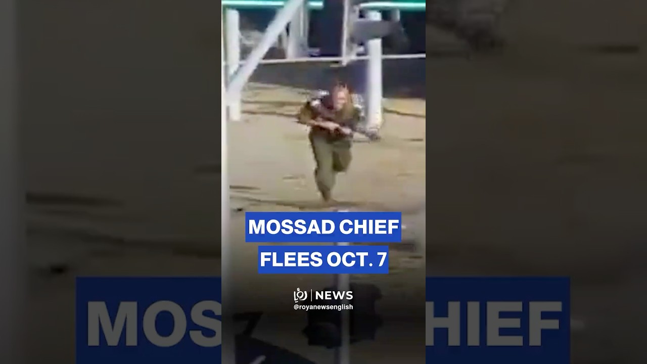 Footage emerges of new Mossad chief fleeing from October 7 clashes