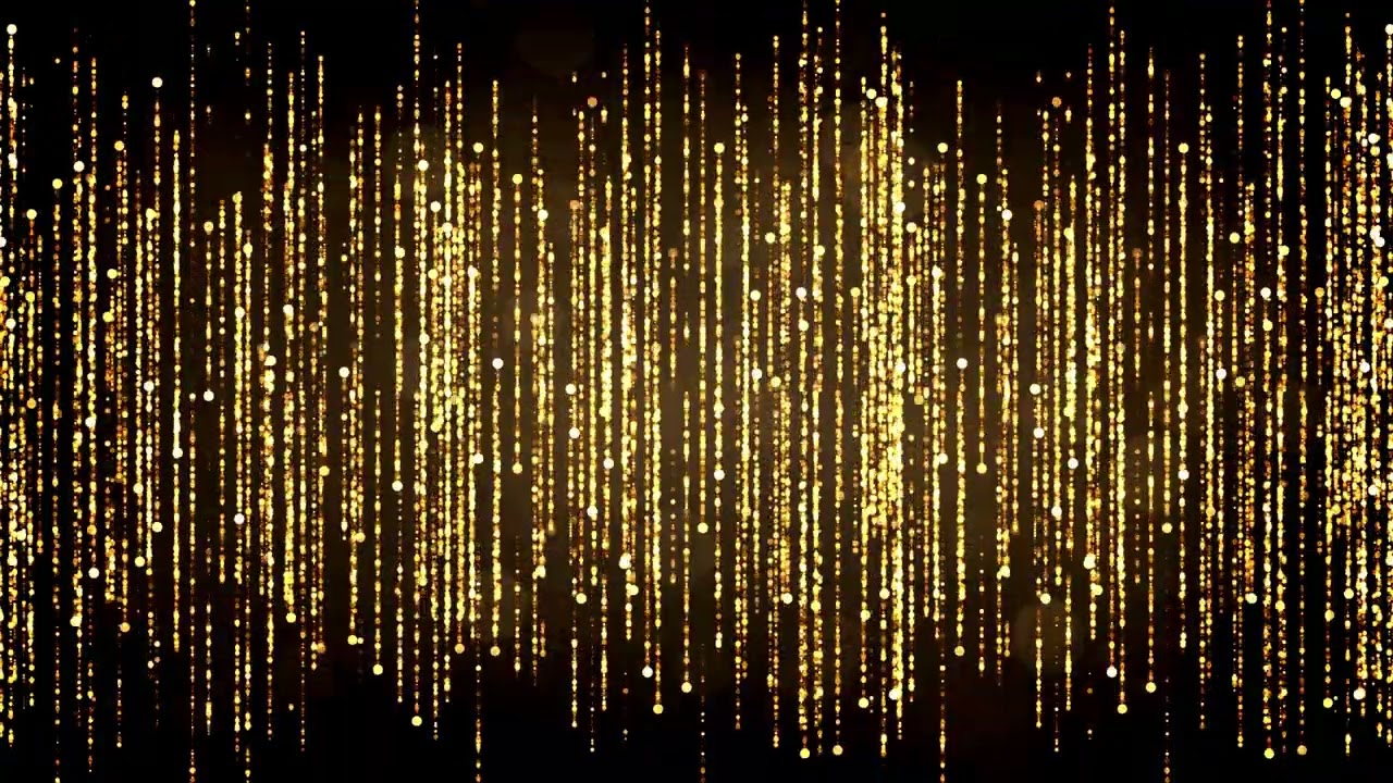 4K MOVING GOLD GLITTER PARTICLES |Teacher Burnz